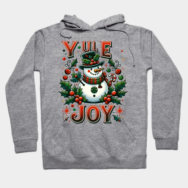 yule joy Hoodie by MZeeDesigns